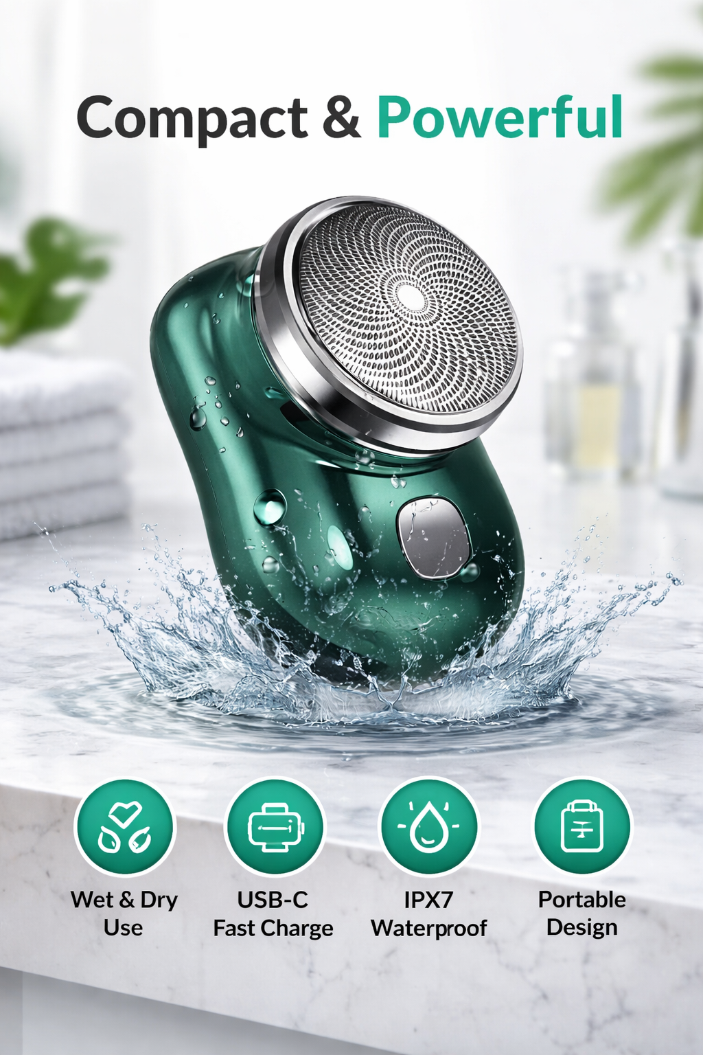 Portable Mini Electric Shaver Machine